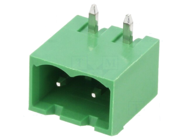 Ontkoppelbare terminal strip; 5mm; banen: 2; hoek van 90 °; THT Ontkoppelbare terminal strip; 5mm; banen: 2; hoek van 90 °; THT